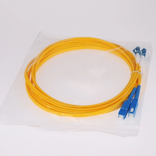 Cheap Price Connector Single Mode 2 Core Cord LC-SC Optic Fiber Patch Cord UPC Fibre Patchcord